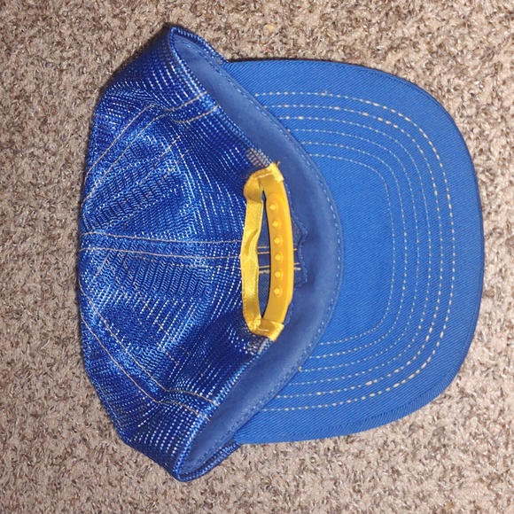 Vintage Glencoe Quality Feeds Snapback Trucker  Patch Farm Hat Rare - Picture 4 of 8